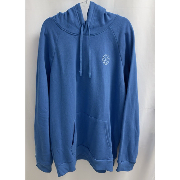 Under Armour UA Rival Mountain Hoodie Sweatshirt Men's Size XL Blue - Picture 1 of 9